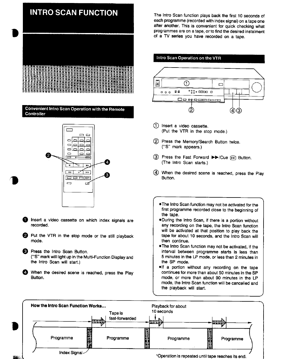 Intro scan function | Panasonic NV-G25 Series User Manual | Page 25 / 32
