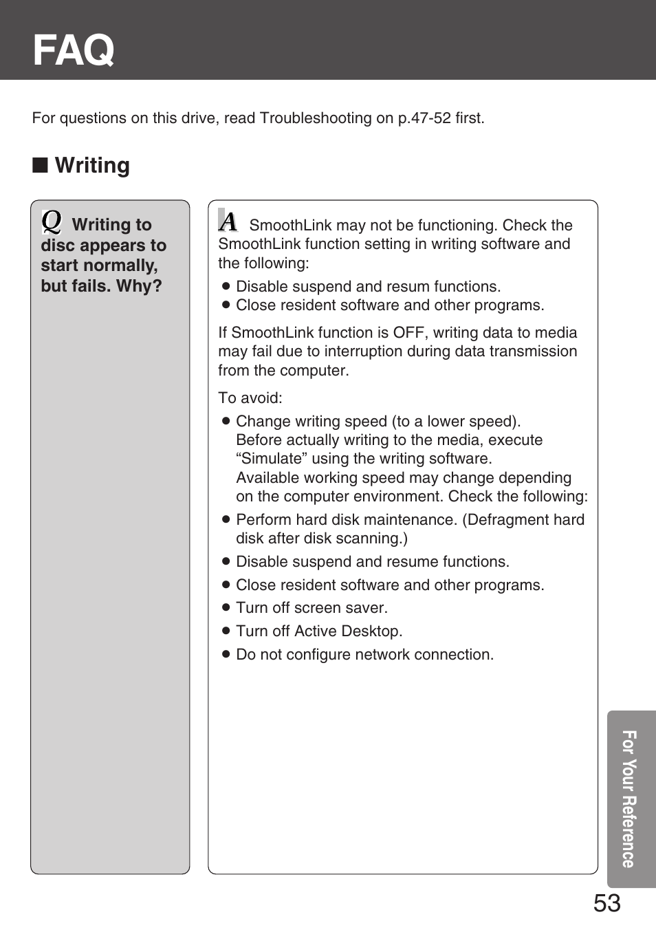 Writing | Panasonic KXL-CB30AU User Manual | Page 53 / 75