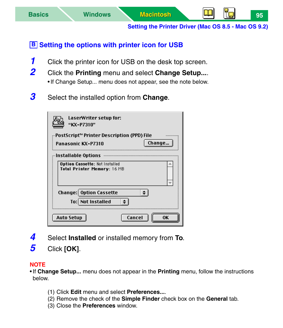 Panasonic KX-P7305 User Manual | Page 100 / 277