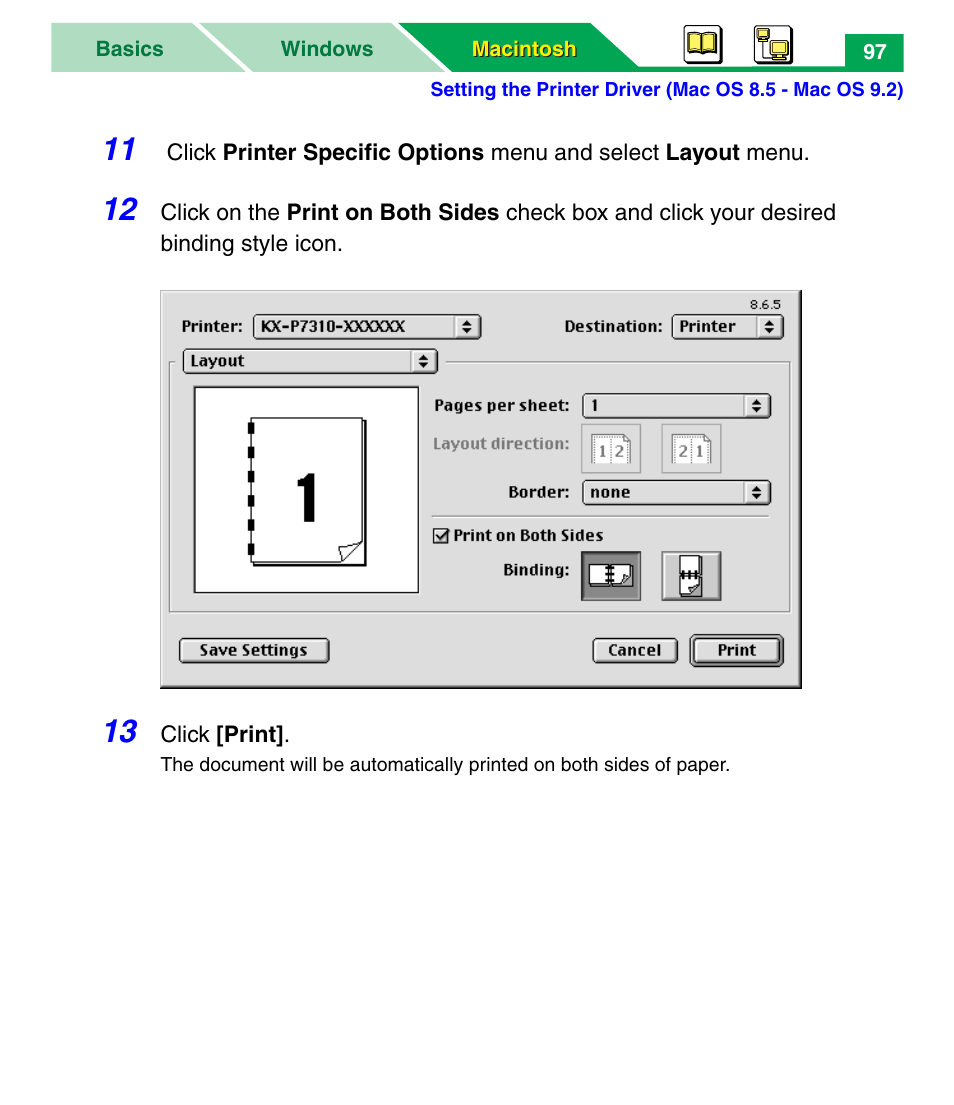 Panasonic KX-P7305 User Manual | Page 102 / 277