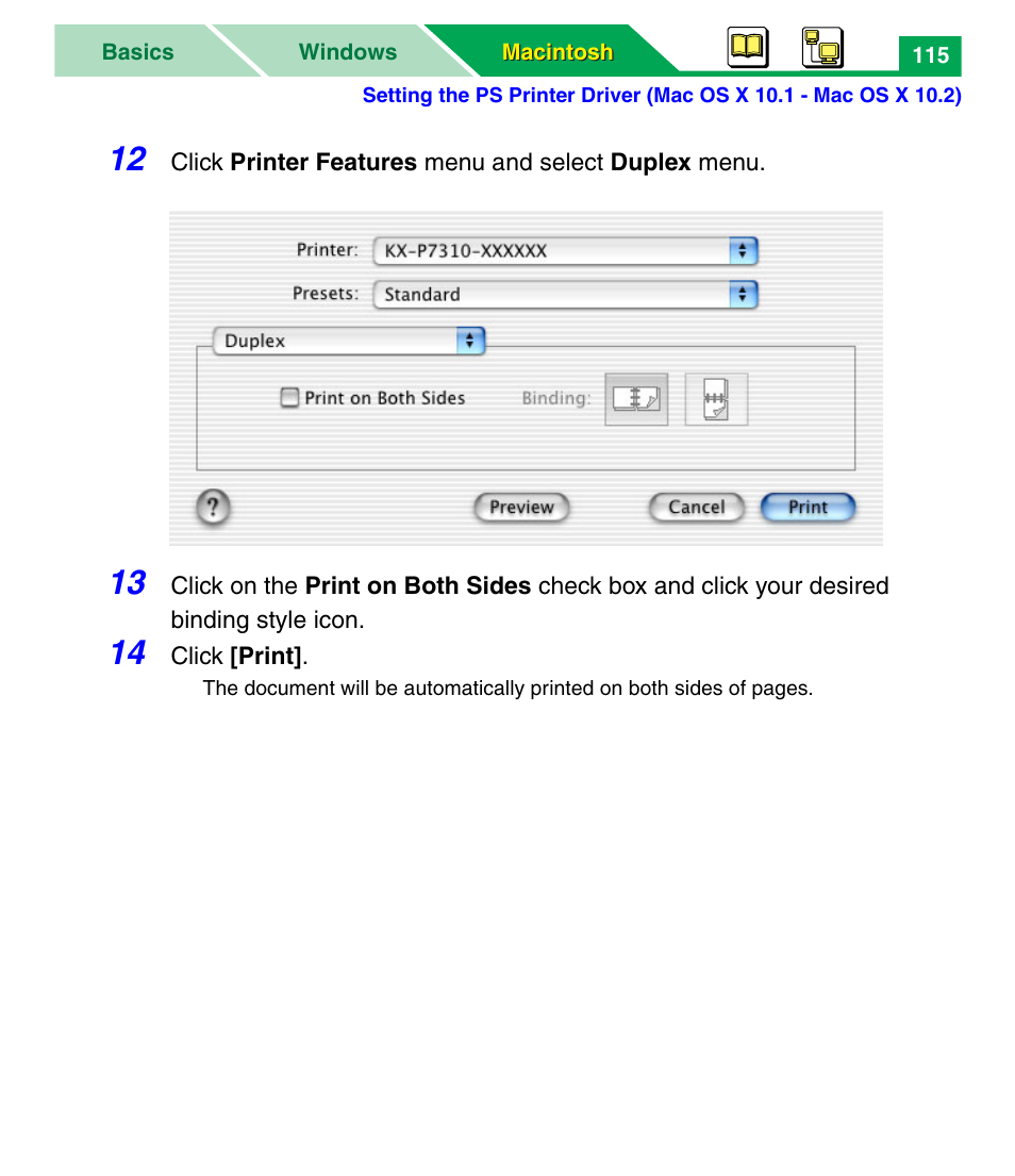 Panasonic KX-P7305 User Manual | Page 120 / 277