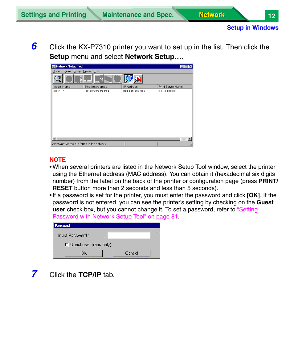 Panasonic KX-P7305 User Manual | Page 195 / 277