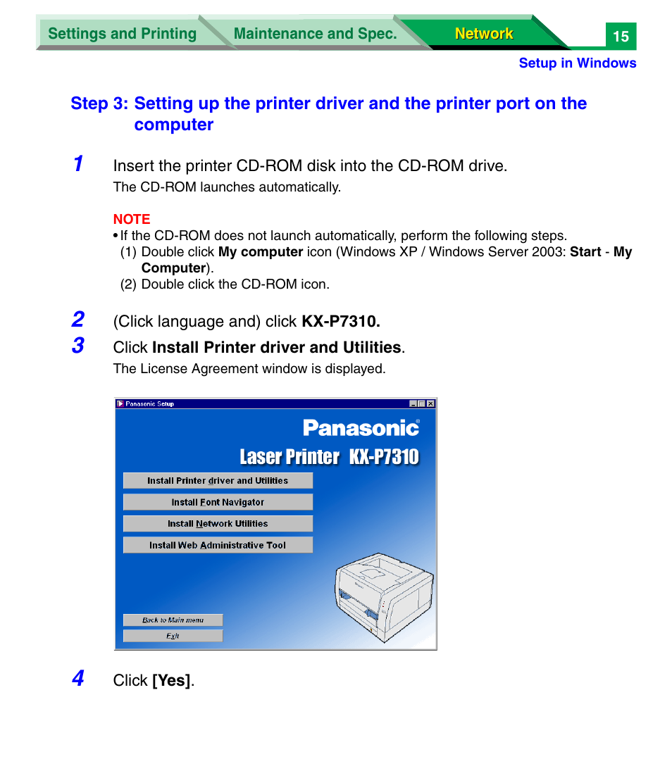 Panasonic KX-P7305 User Manual | Page 198 / 277