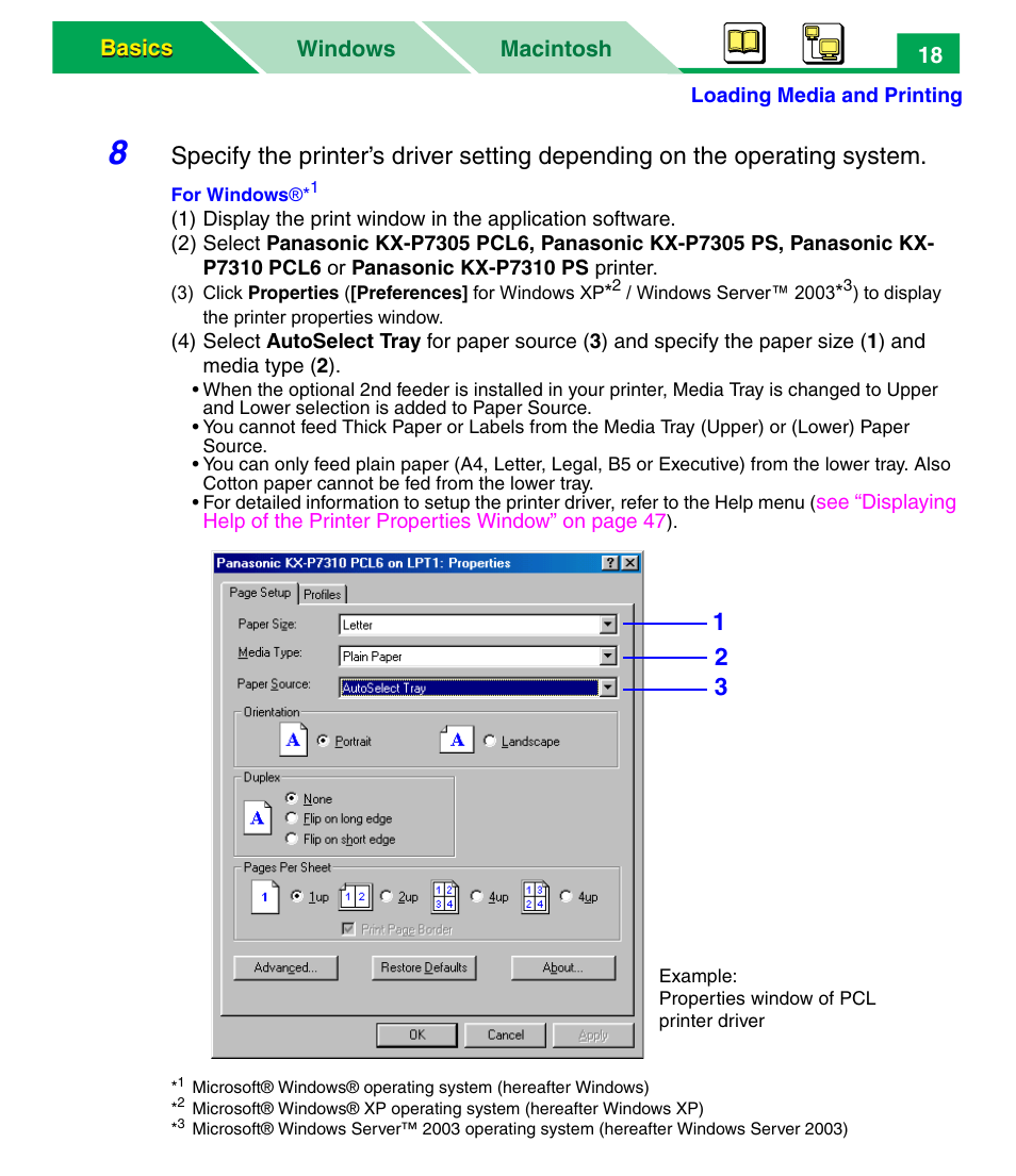 Panasonic KX-P7305 User Manual | Page 23 / 277