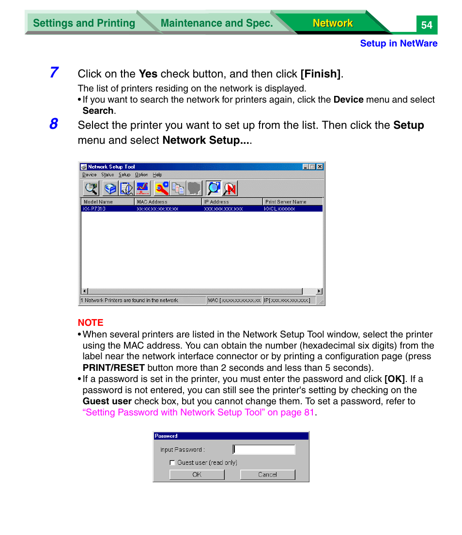 Panasonic KX-P7305 User Manual | Page 237 / 277