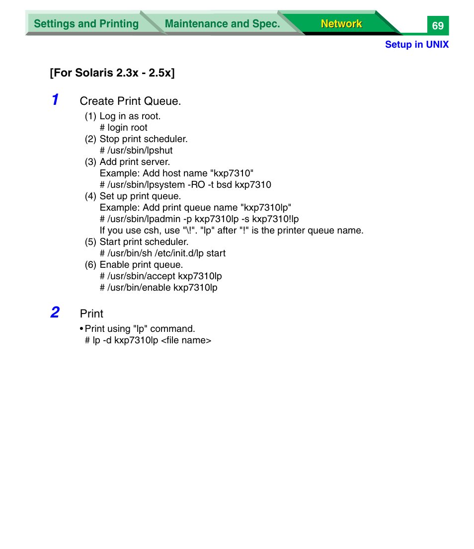 Panasonic KX-P7305 User Manual | Page 252 / 277