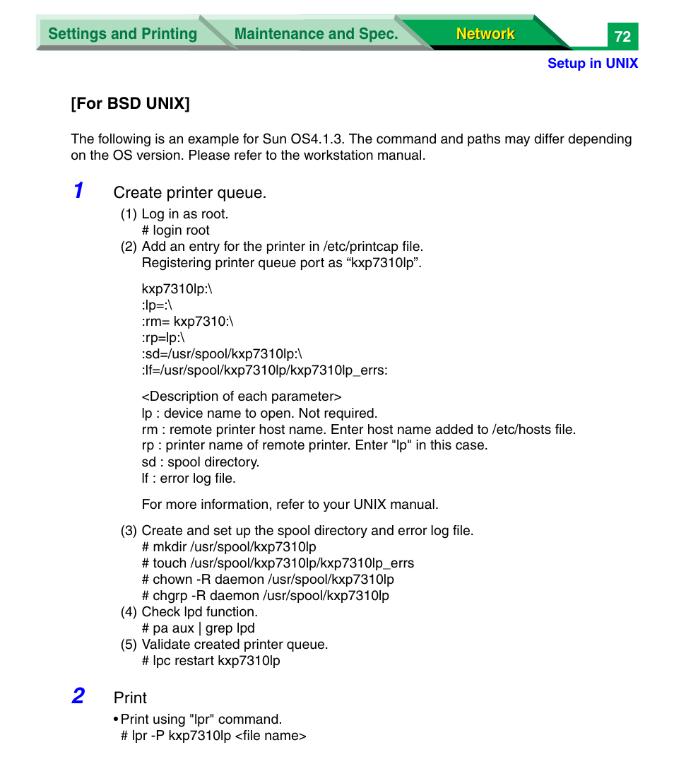 Panasonic KX-P7305 User Manual | Page 255 / 277