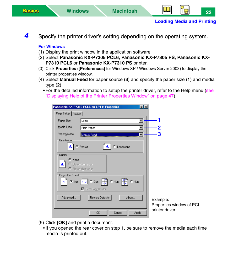 Panasonic KX-P7305 User Manual | Page 28 / 277