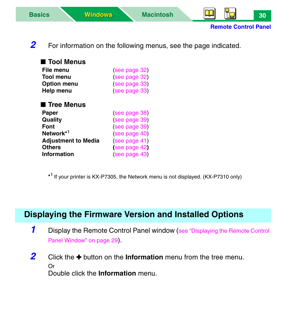 Panasonic KX-P7305 User Manual | Page 35 / 277