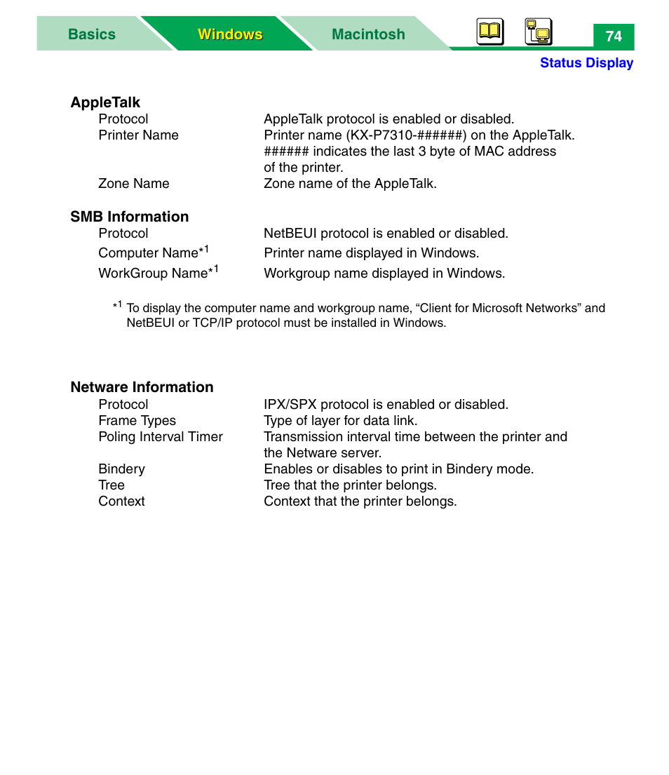 Panasonic KX-P7305 User Manual | Page 79 / 277