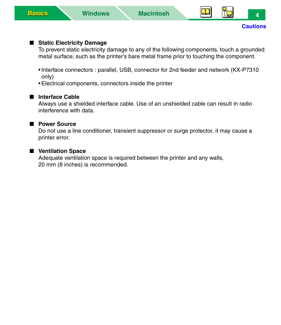 Panasonic KX-P7305 User Manual | Page 9 / 277