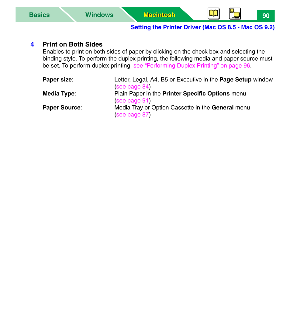 Panasonic KX-P7305 User Manual | Page 95 / 277