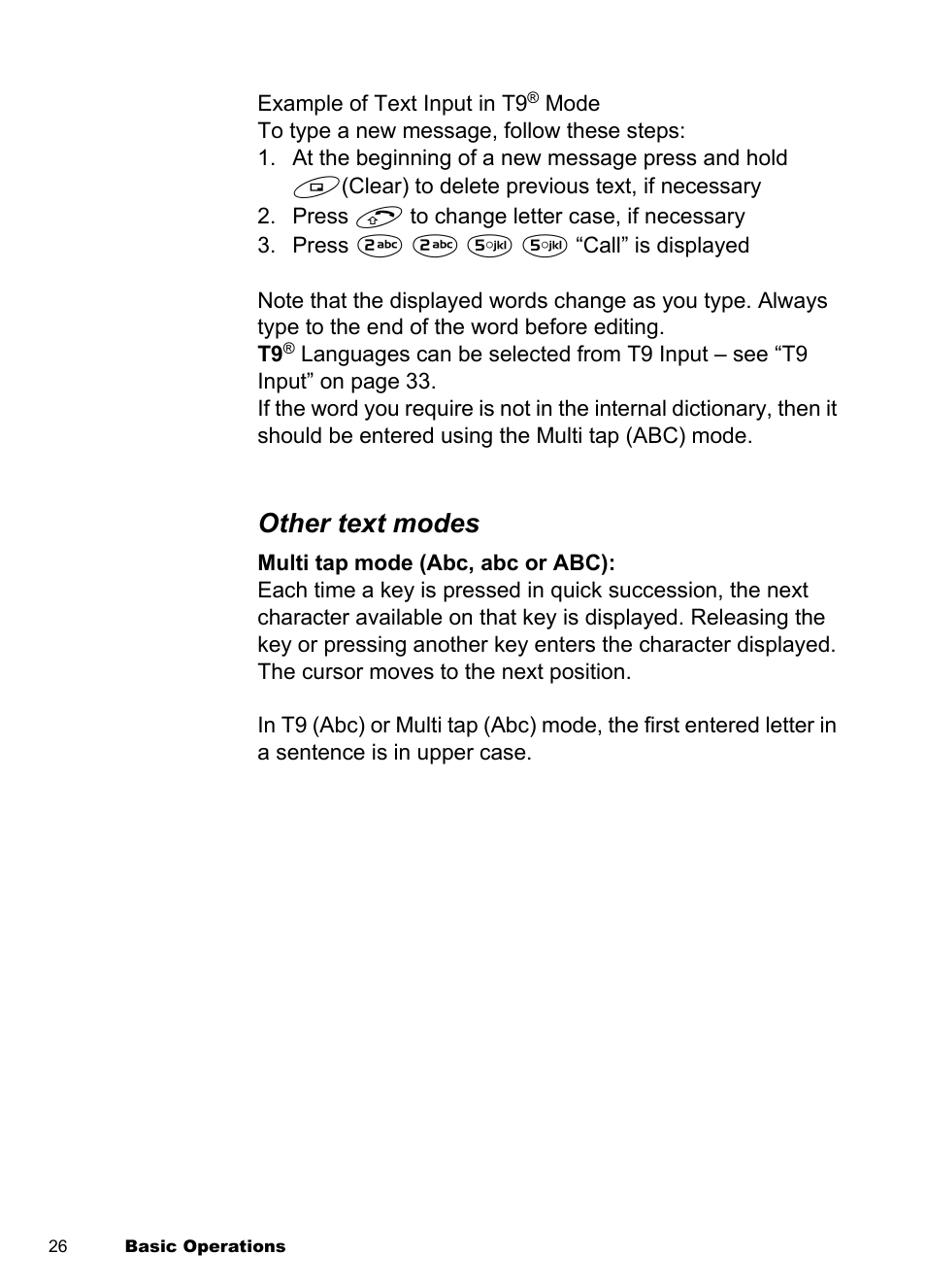 Other text modes | Panasonic EB-A100 User Manual | Page 29 / 93