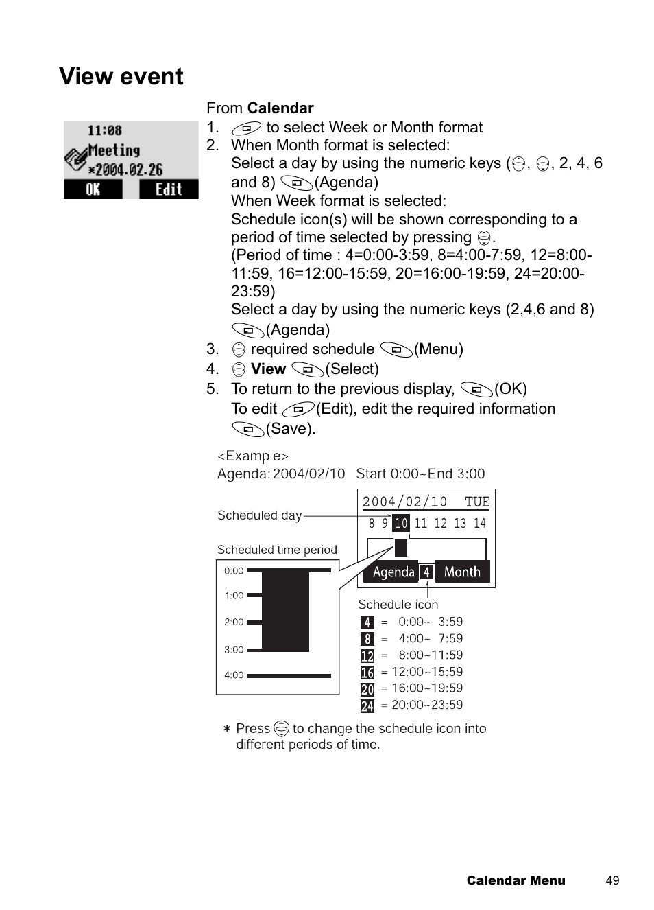 View event | Panasonic EB-A100 User Manual | Page 52 / 93