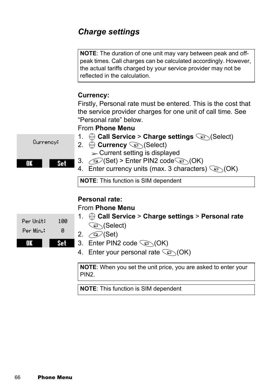 Charge settings | Panasonic EB-A100 User Manual | Page 69 / 93
