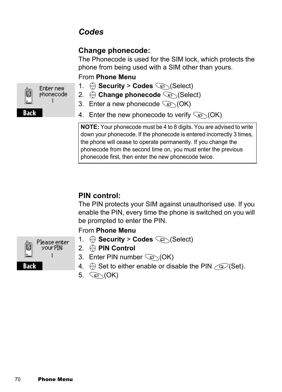 Codes | Panasonic EB-A100 User Manual | Page 73 / 93
