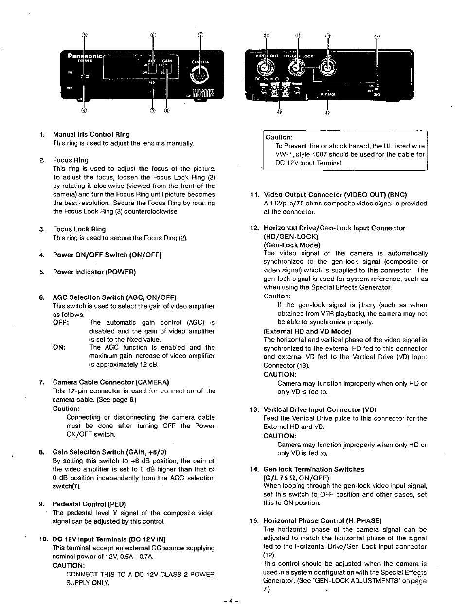 Panasonic GP-MS112 User Manual | Page 5 / 10