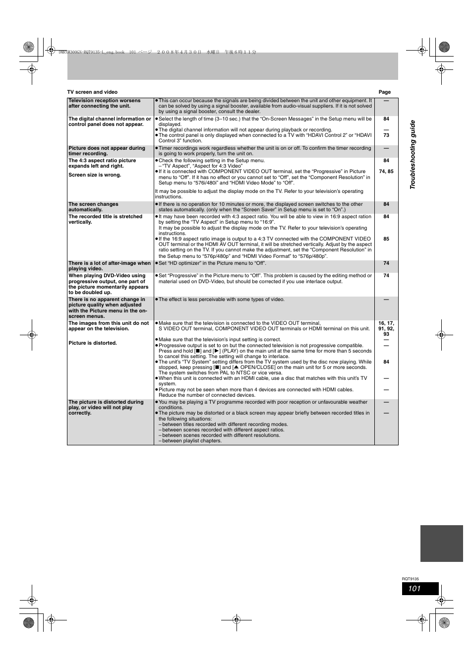 Panasonic DMR-XW300 User Manual | Page 101 / 116