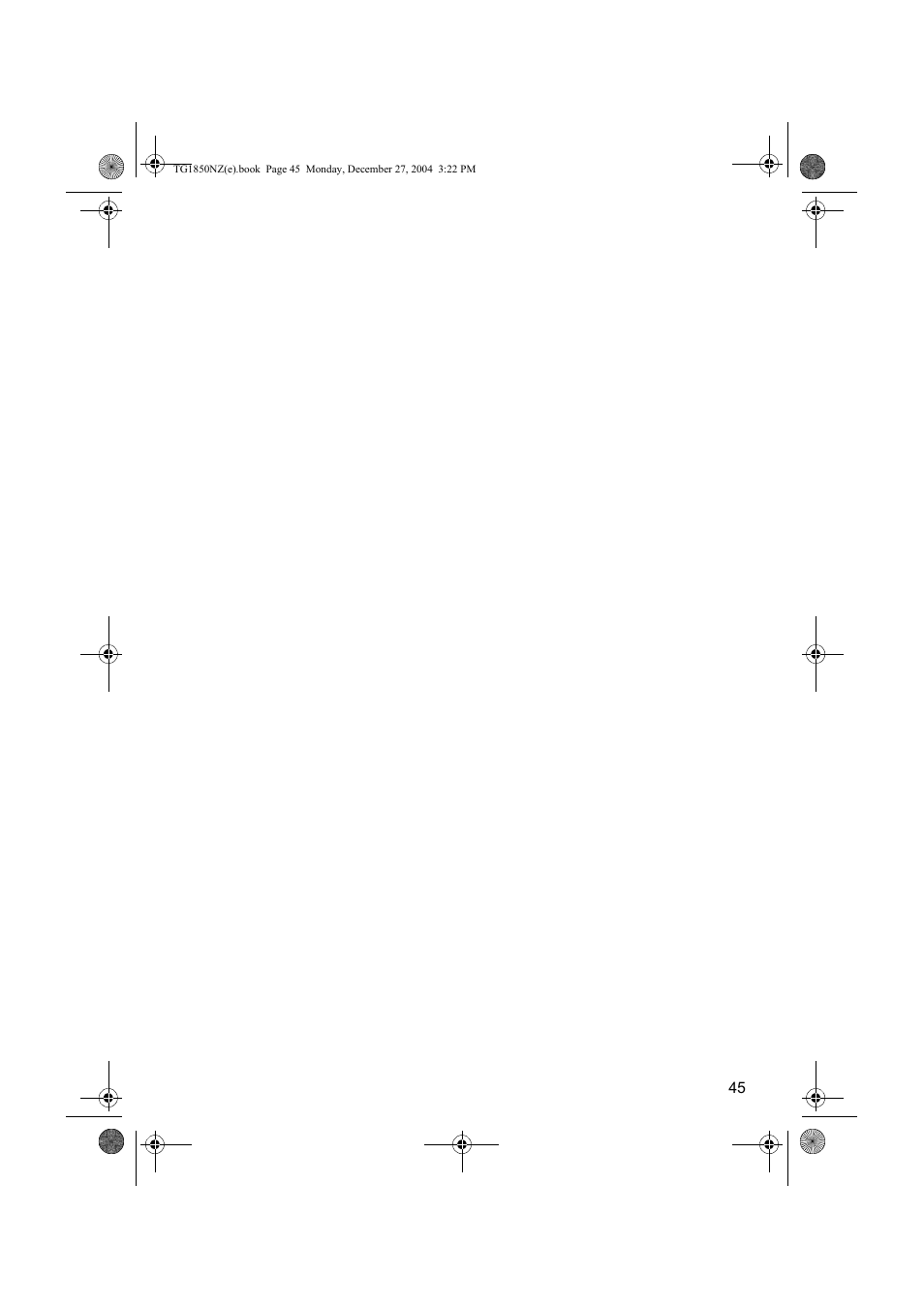 Panasonic KX-TG1850NZ User Manual | Page 45 / 48