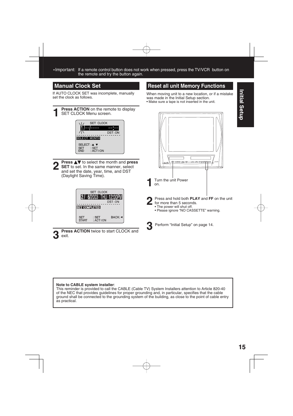 Panasonic PV DM2093 User Manual | Page 15 / 76
