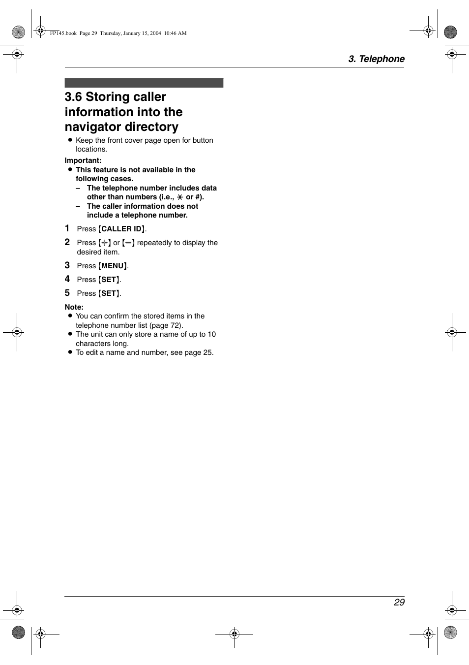 Panasonic KX-FP145 User Manual | Page 31 / 86