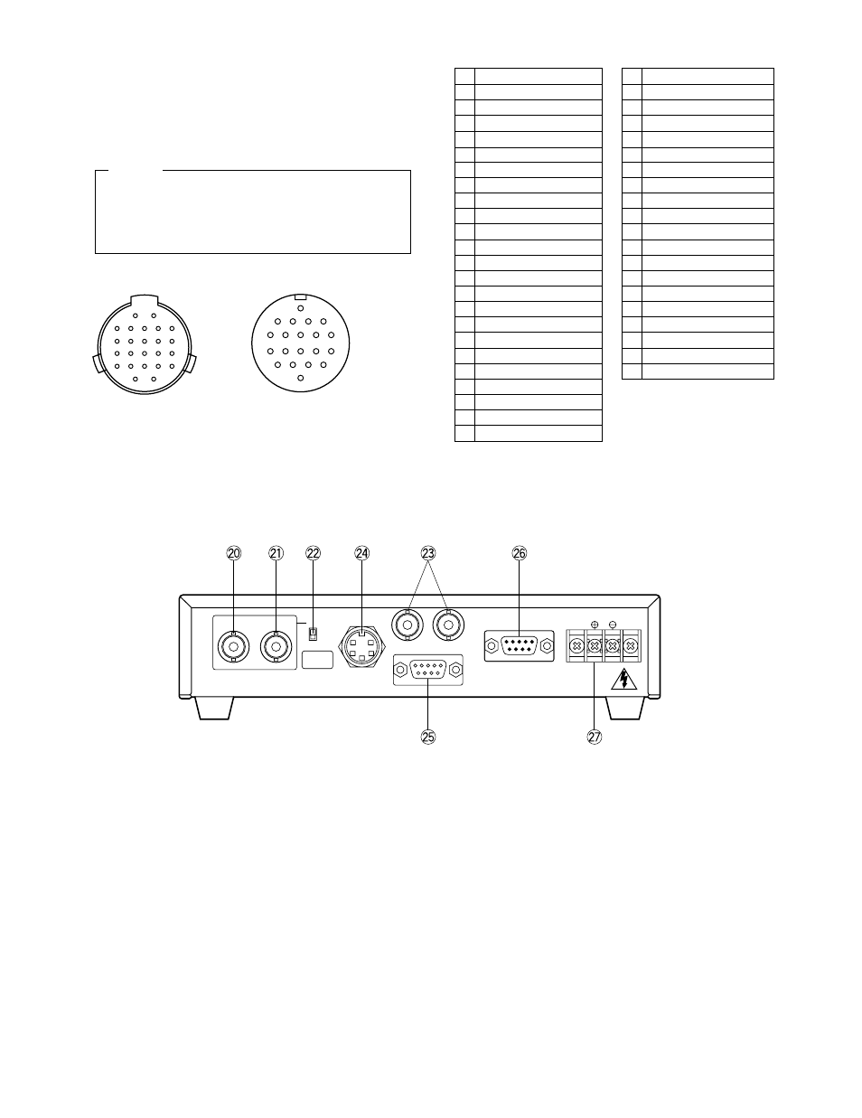 Rear panel | Panasonic GP-US522HA User Manual | Page 7 / 24