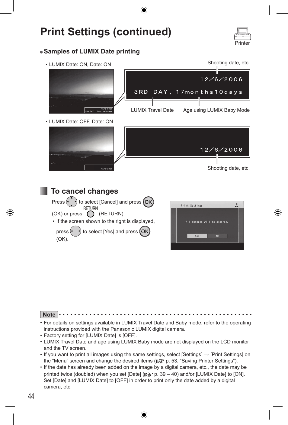 Print settings (continued) | Panasonic KX-PX20M User Manual | Page 44 / 112