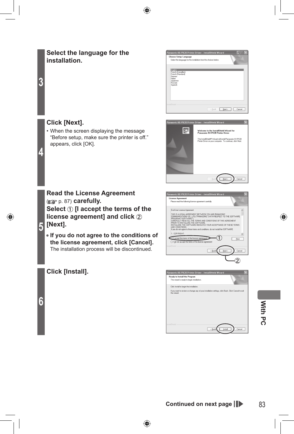 Panasonic KX-PX20M User Manual | Page 83 / 112