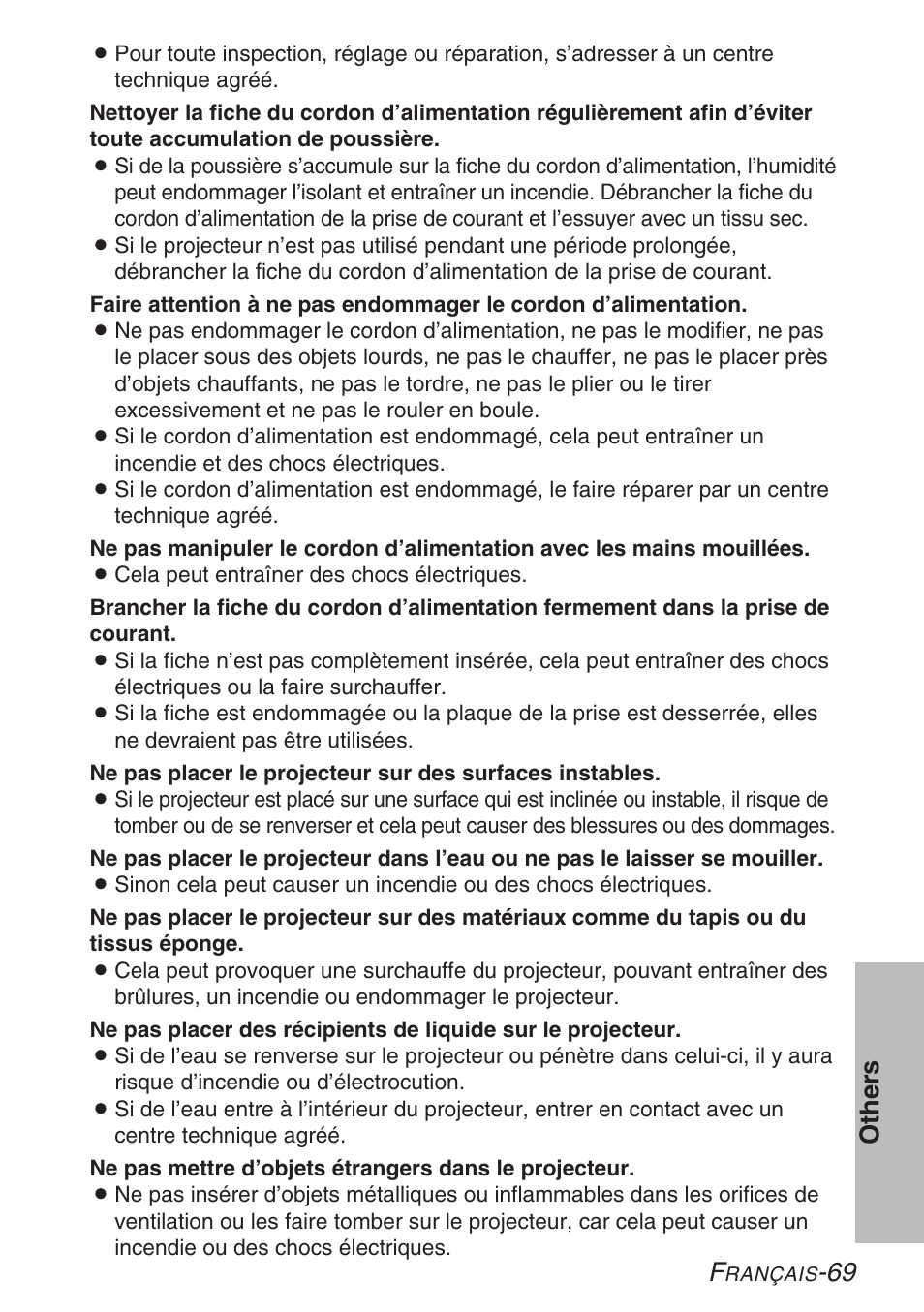 69 other s | Panasonic LB20NTU User Manual | Page 69 / 144