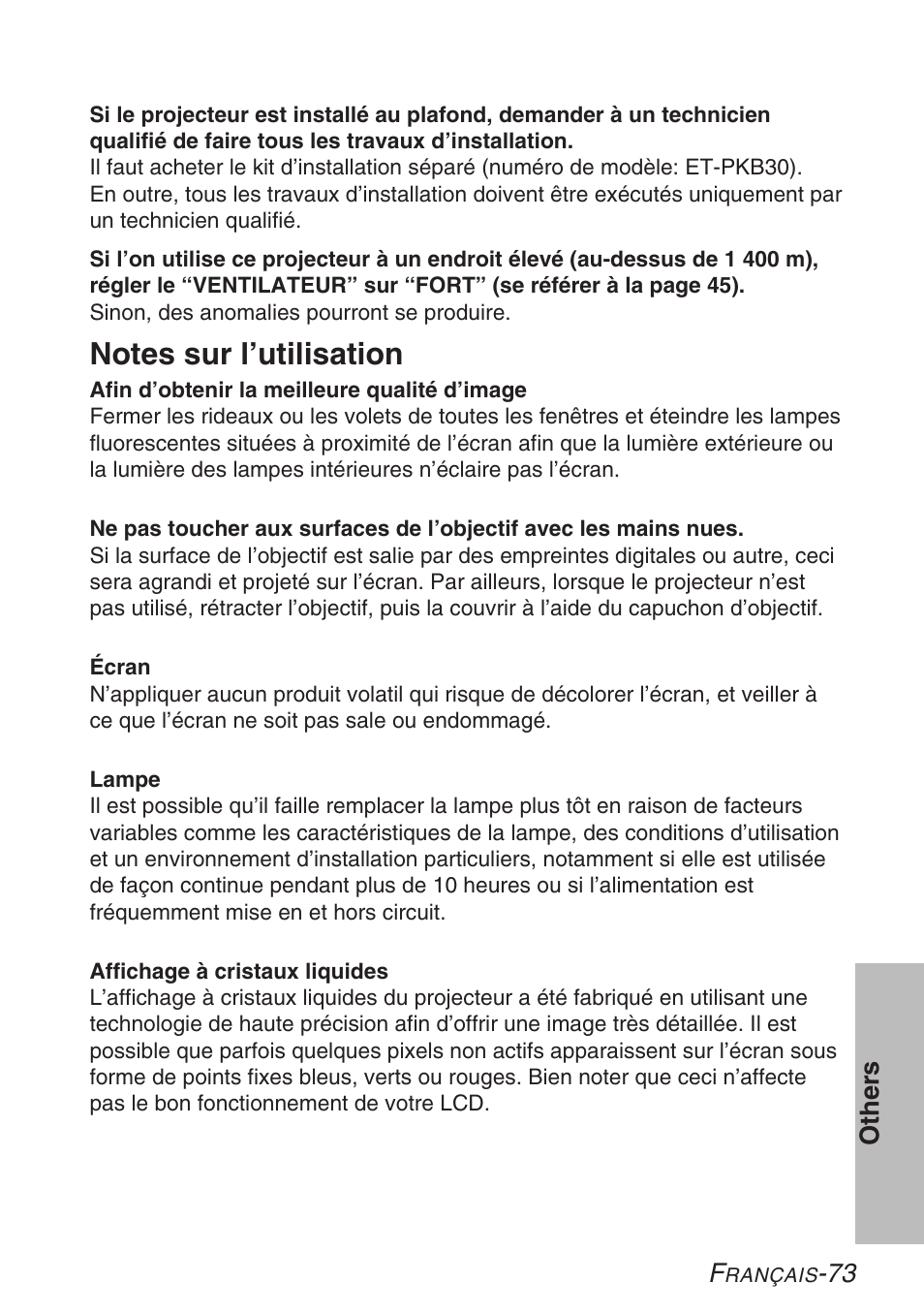 Panasonic LB20NTU User Manual | Page 73 / 144