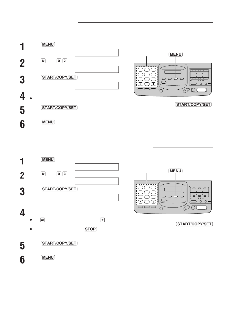 Setting your logo, Setting your facsimile telephone number | Panasonic KX-F780 User Manual | Page 12 / 80