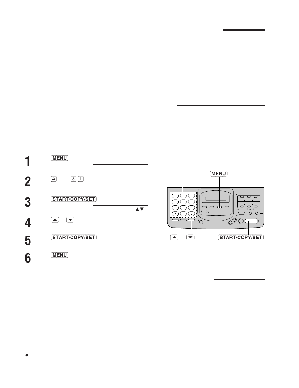 Receiving with distinctive ring service, Setting the distinctive ringing pattern, How the unit will answer in each receive mode | Panasonic KX-F780 User Manual | Page 42 / 80