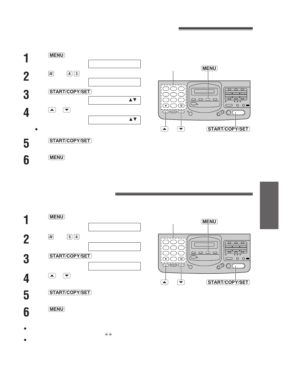 Setting the recording time alert | Panasonic KX-F780 User Manual | Page 57 / 80