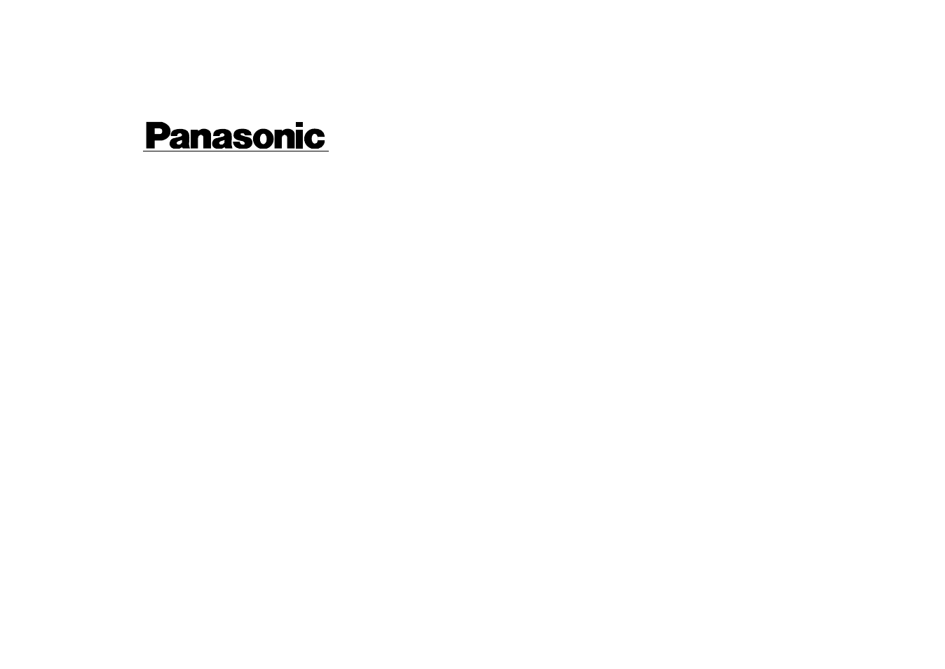 Panasonic AW-PS300 User Manual | Page 11 / 11