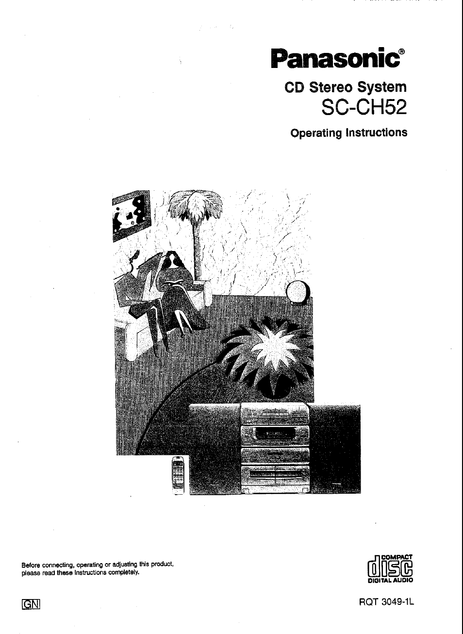 Panasonic SCCH52 User Manual | 28 pages