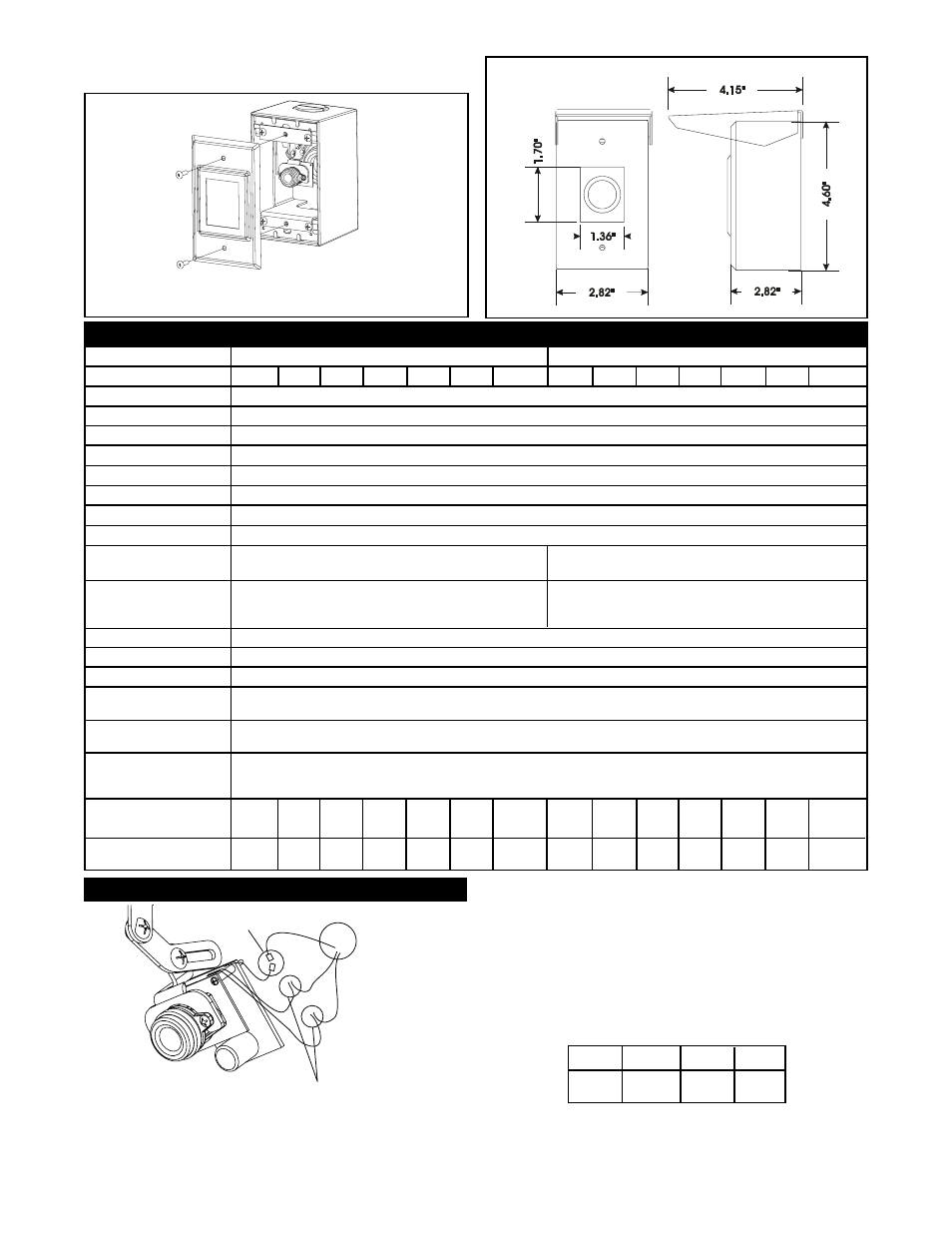 Specification | Panasonic VIDEOLARM PCF1 User Manual | Page 2 / 3