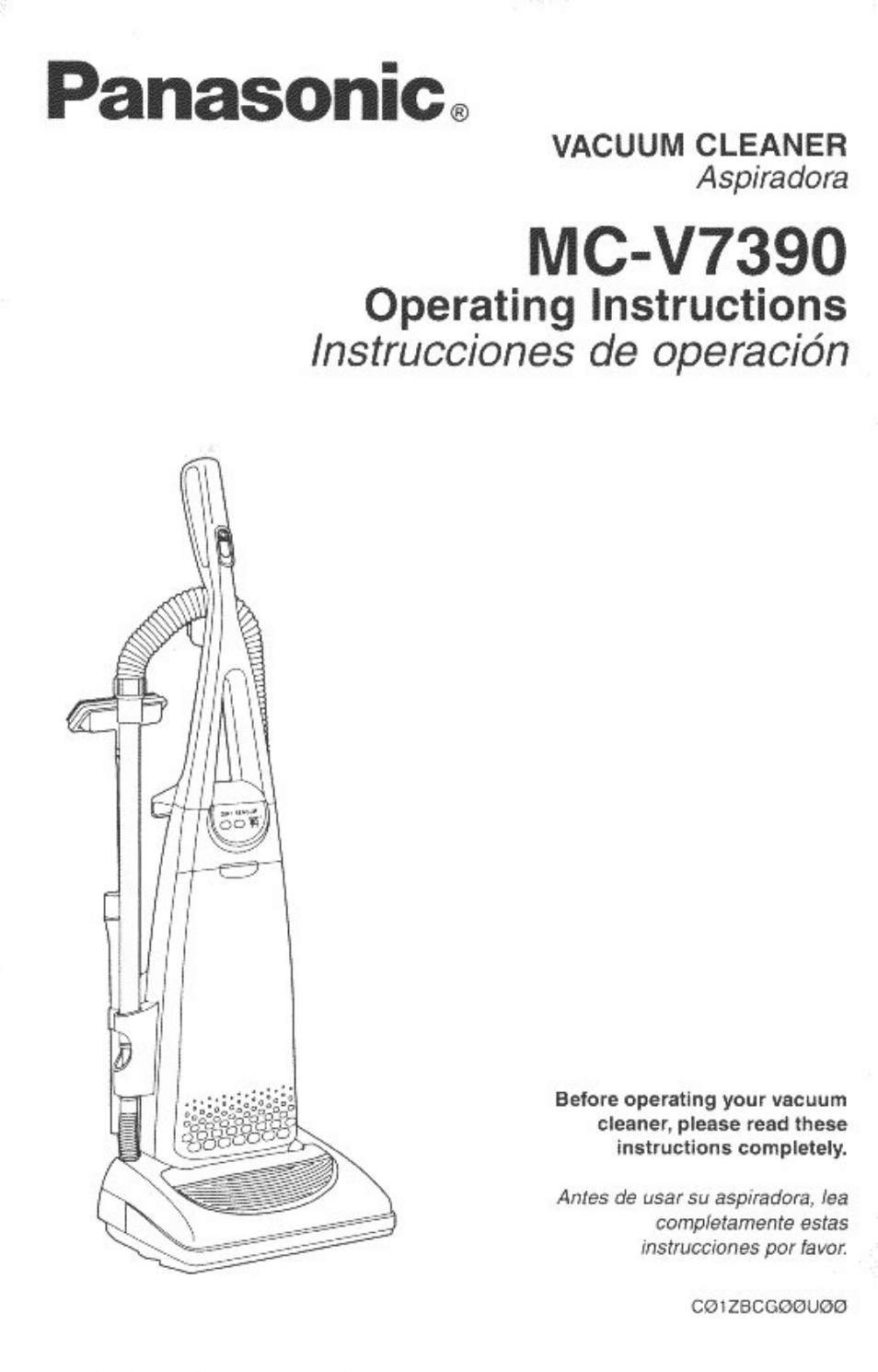 Panasonic MC-V7390 User Manual | 27 pages