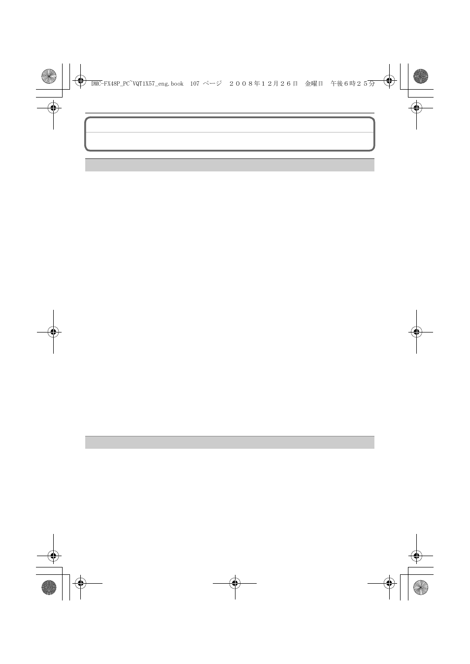 Cautions for use | Panasonic DMC-FX48 User Manual | Page 107 / 136