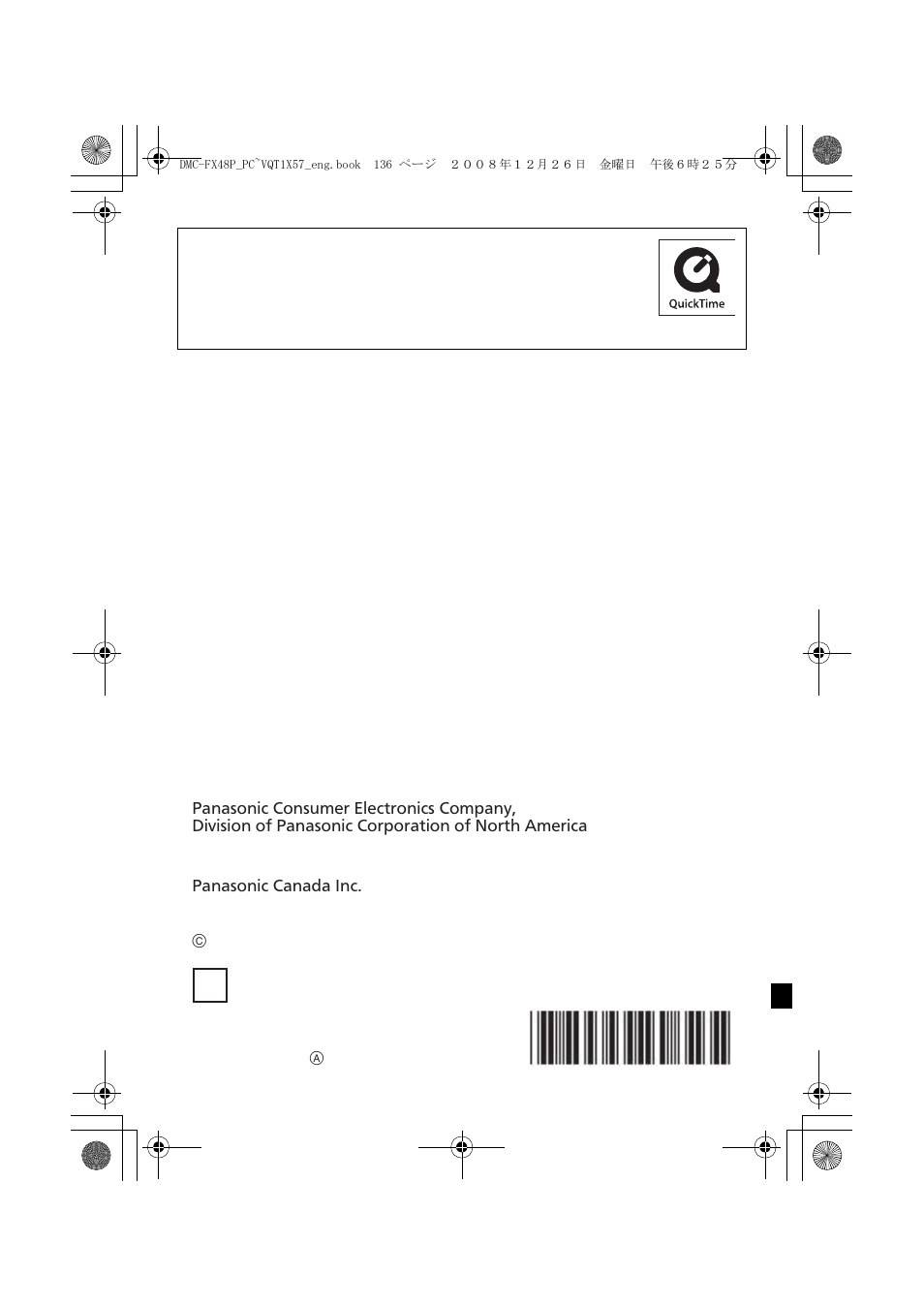 Panasonic DMC-FX48 User Manual | Page 136 / 136