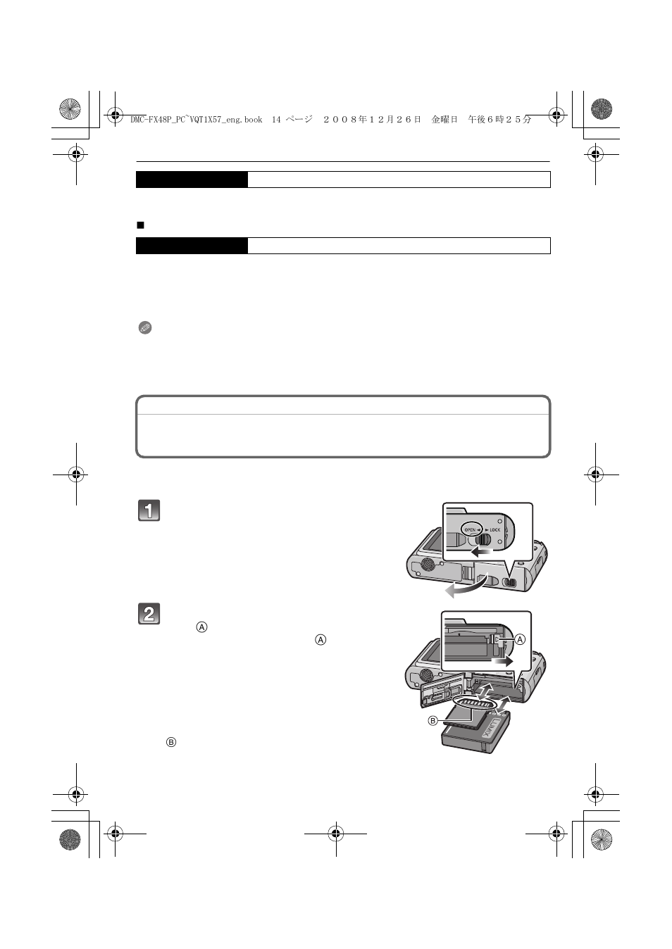 Panasonic DMC-FX48 User Manual | Page 14 / 136
