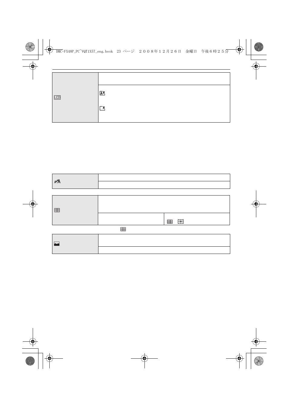 Panasonic DMC-FX48 User Manual | Page 23 / 136