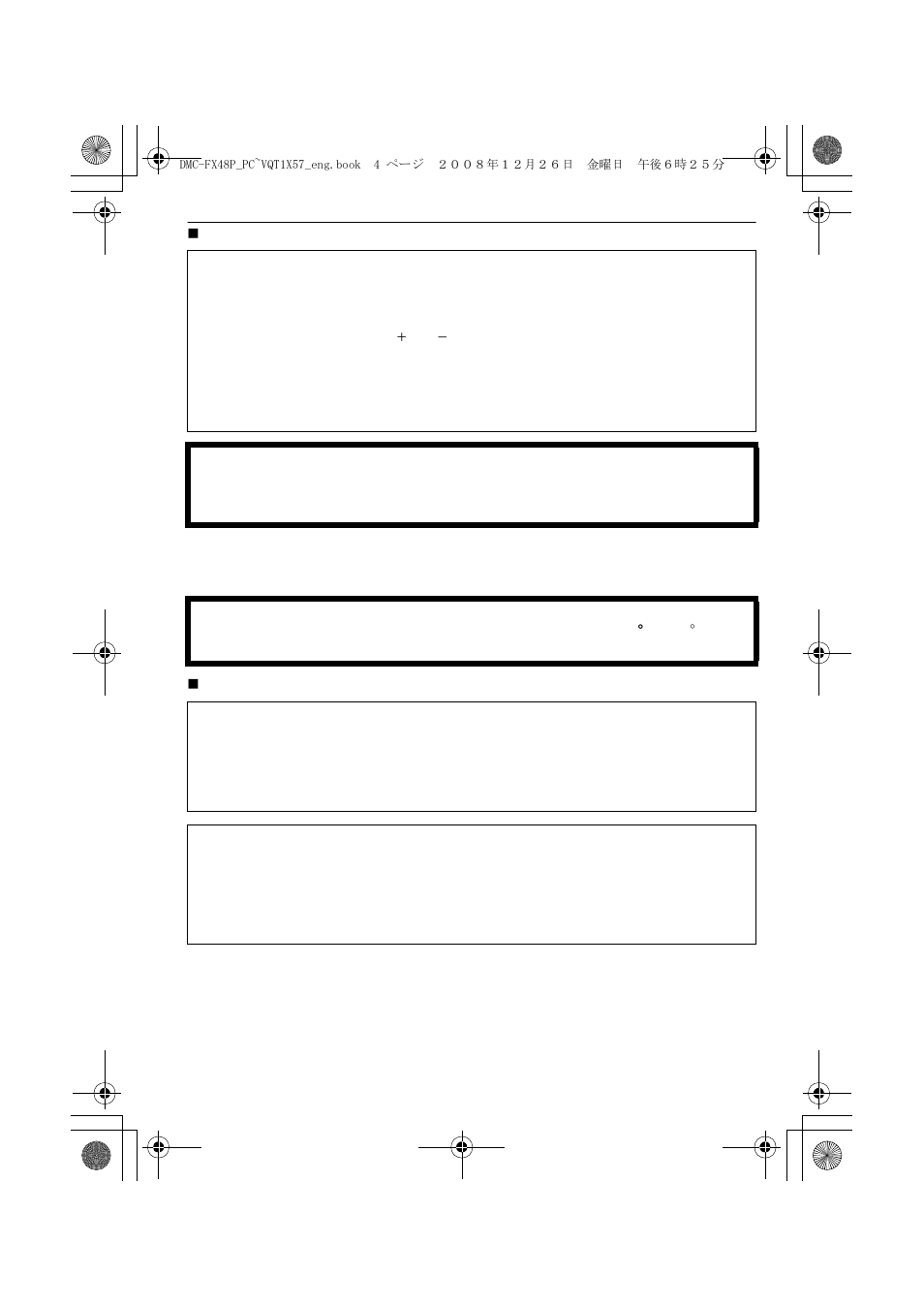 Panasonic DMC-FX48 User Manual | Page 4 / 136