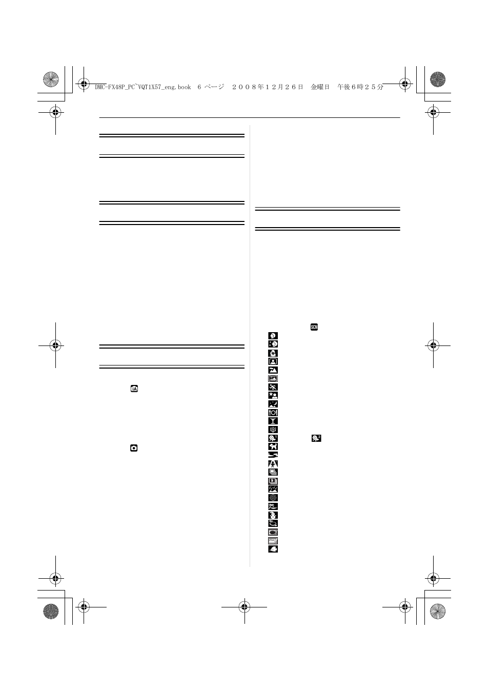 Panasonic DMC-FX48 User Manual | Page 6 / 136