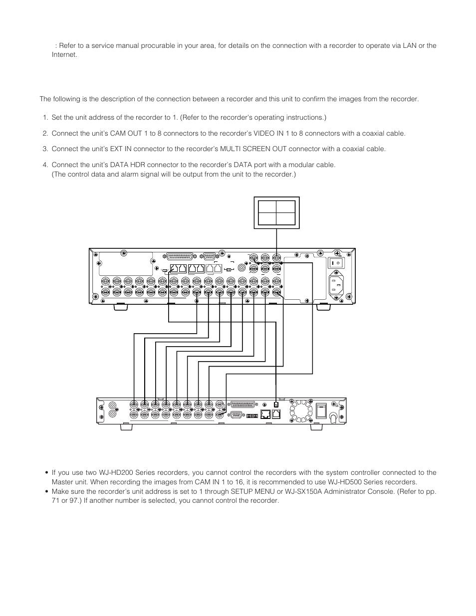 Panasonic WJ-SX 150A User Manual | Page 41 / 220