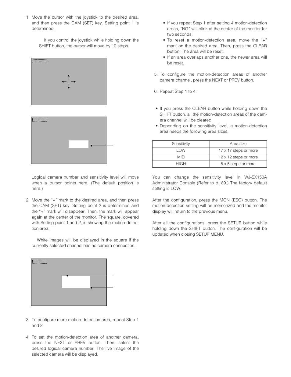 Panasonic WJ-SX 150A User Manual | Page 67 / 220