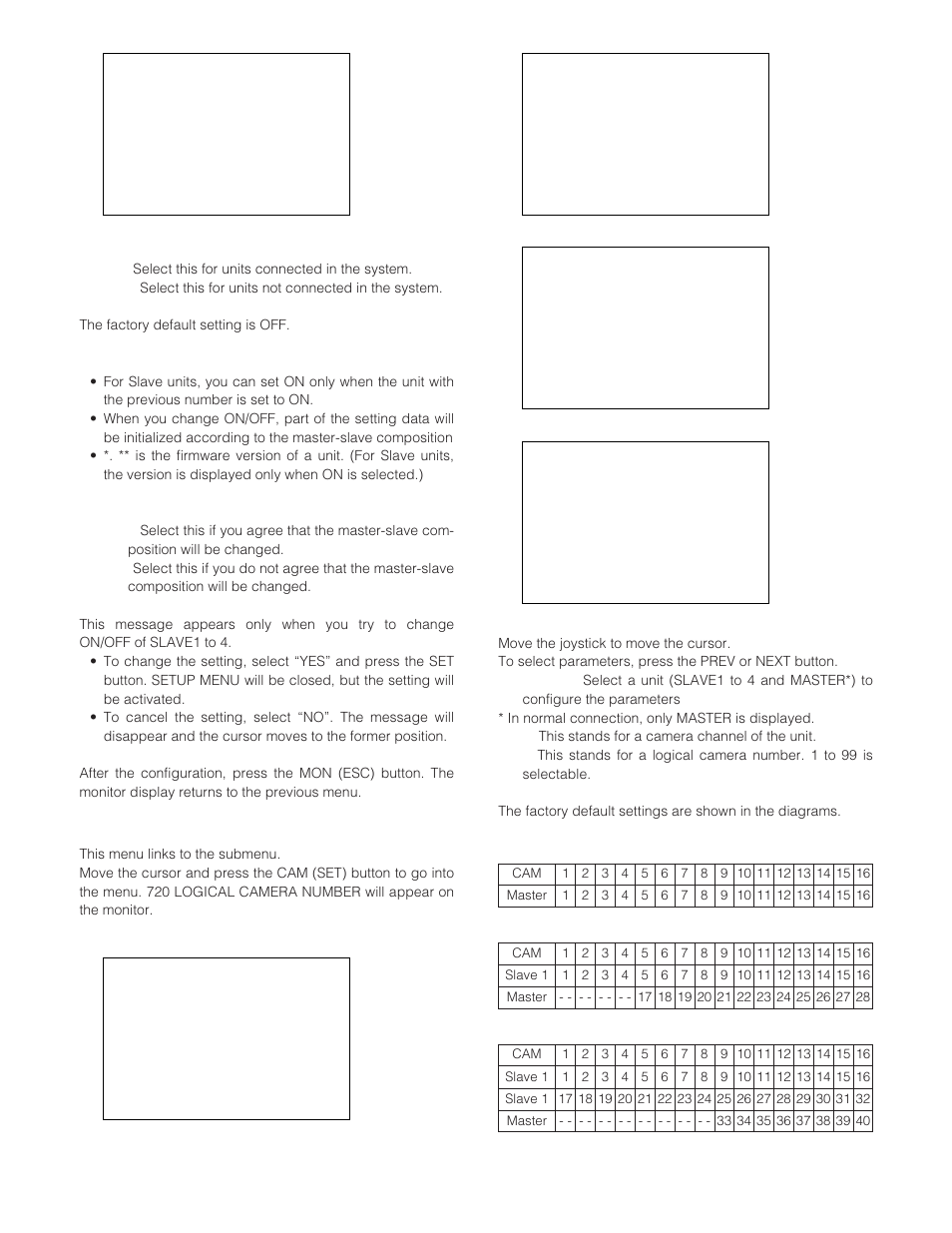 Logical camera number | Panasonic WJ-SX 150A User Manual | Page 70 / 220