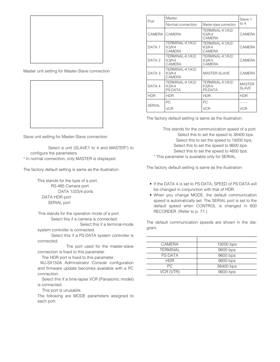 Panasonic WJ-SX 150A User Manual | Page 72 / 220