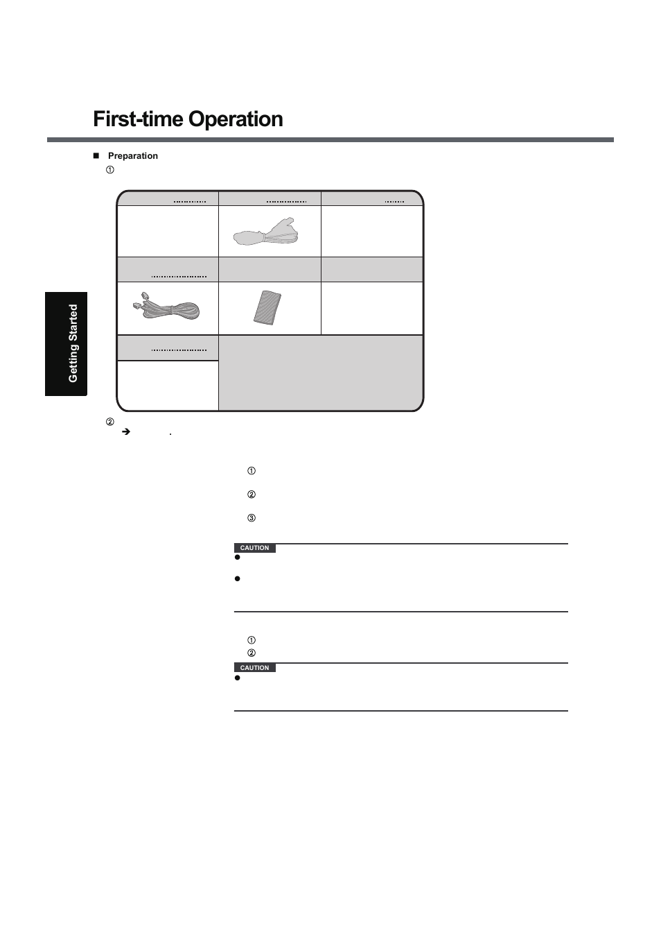 First-time operation | Panasonic CF-T5 Series User Manual | Page 12 / 40