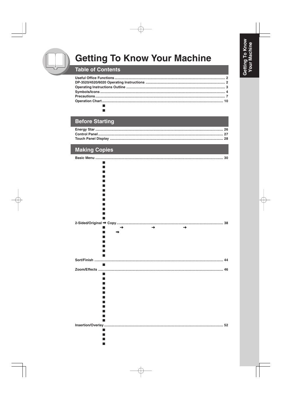 Panasonic 4520 User Manual | Page 5 / 96