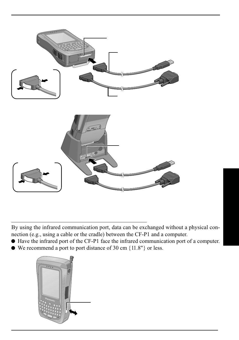 25 using the infrared communication port | Panasonic CF-P1 User Manual | Page 25 / 40